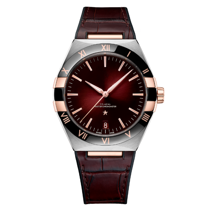 Constellation – Co-Axial Master Chronometer Red Dial with Rose Gold Details