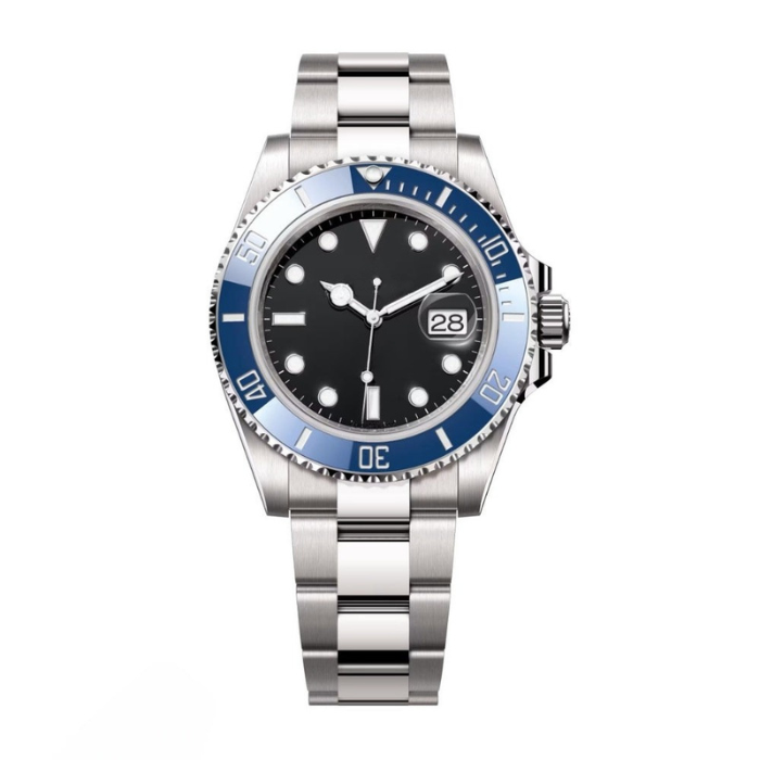 Diver 41 — Blue Dial · Silver Tone Bracelet & Blue Ceramic Bezel