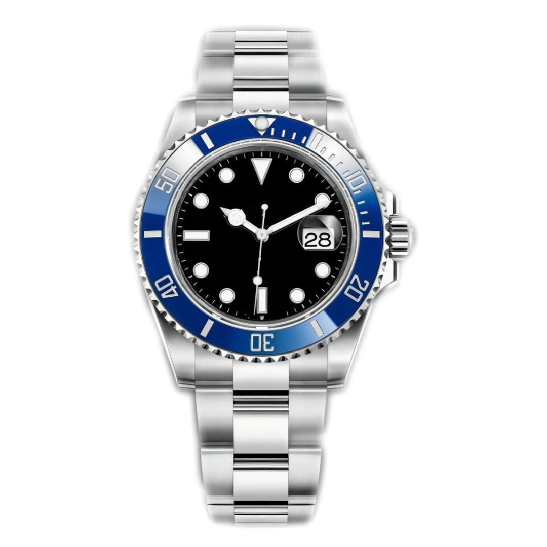 Diver 41 — Blue Dial · Steel & Gold Tone Bracelet & Blue Ceramic Bezel