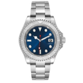 Sport 40 — Blue Dial · Steel Bracelet & Matte Dive Bezel