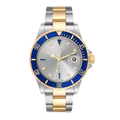 Diver 40 — Silver Dial · Steel & Gold Tone Bracelet & Black Dive Bezel